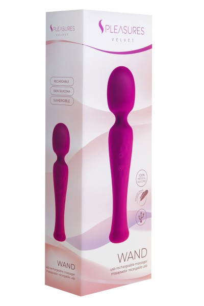 Stimolatore Velvet Wand rosa