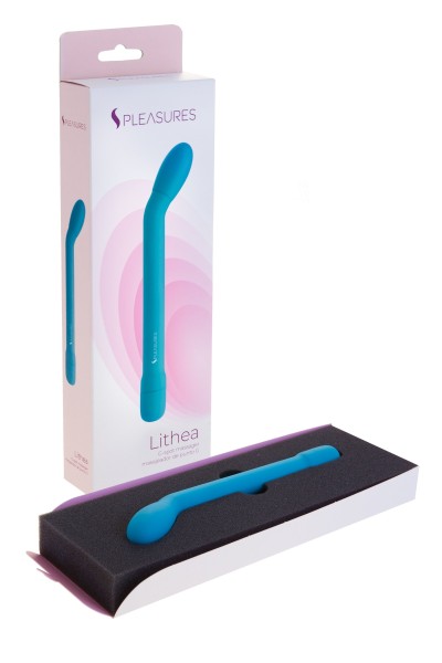 Vibratore punto G ricaricabile Lithea turchese