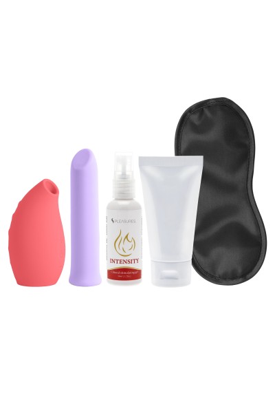 Kit per il piacere Lovers corallo e viola