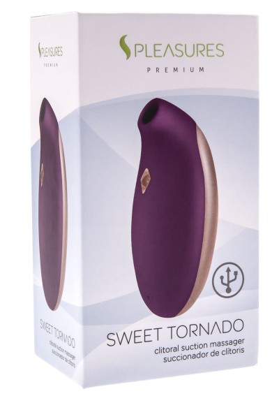 Succhia clitoride Sweet Tornado viola/oro