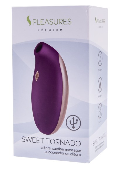 Succhia clitoride Sweet Tornado viola/oro