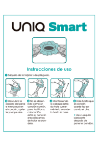 UNIQ SMART PRE-ERECCI�N PRESERVATIVO SIN LATEX  3UDS