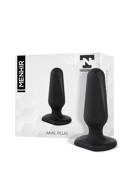 Plug anale in silicone nero Menhir