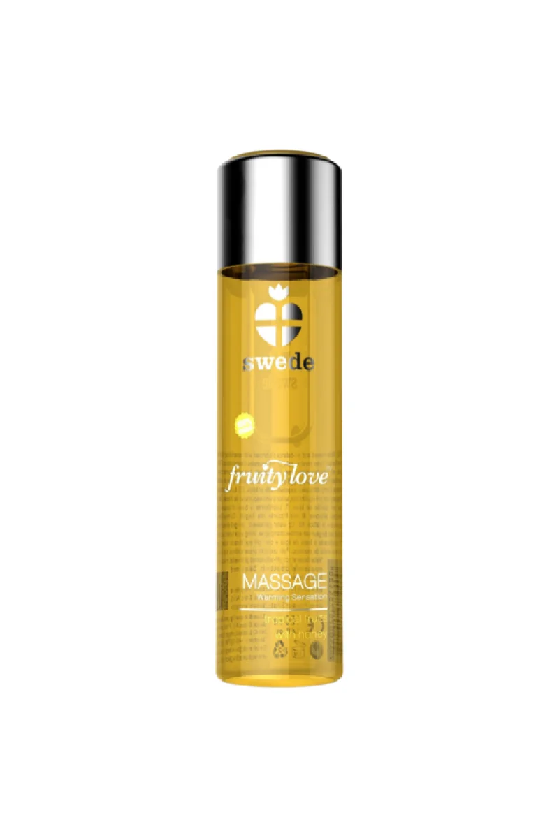 Olio da massaggi effetto calore Fruity Love frutta tropicale e miele 120 ml