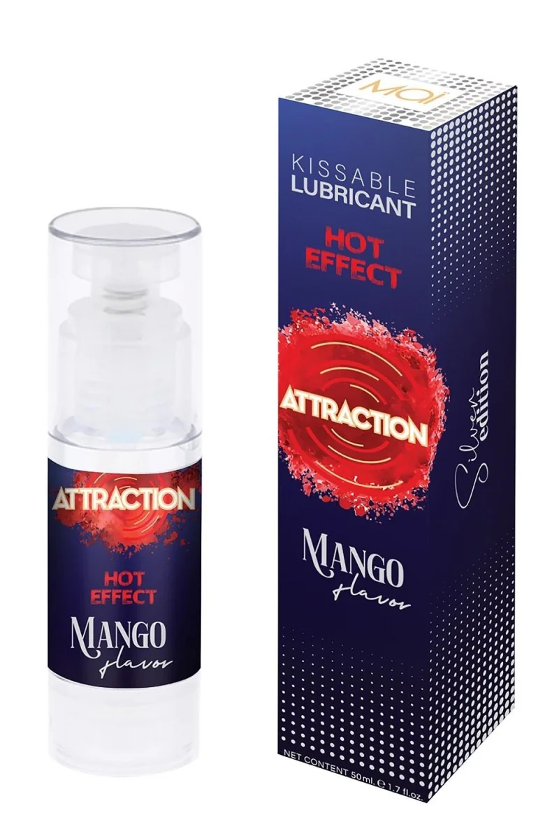 Lubrificante baciabile effetto caldo mango 50 ml