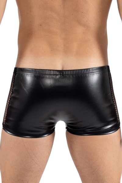 Boxer in ecopelle nera Desire