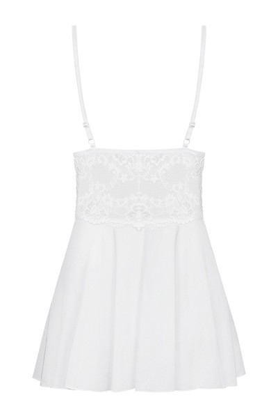 Babydoll e perizoma bianco 810