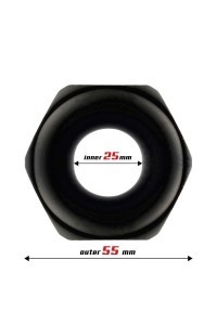 Anello fallico a forma esagonale Nut 25 mm