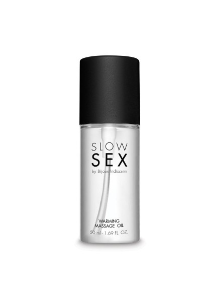 Olio da massaggio effetto calore Slow Sex