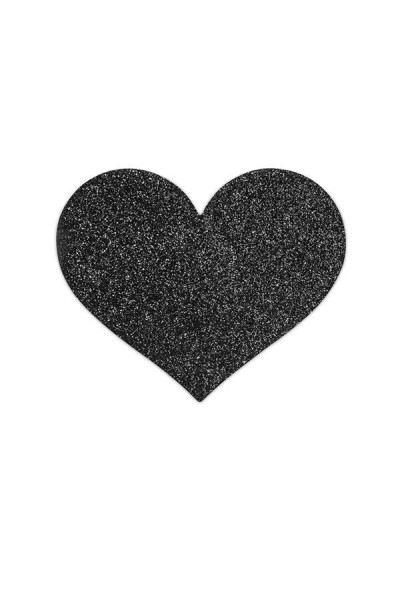 Copricapezzoli Flash Heart Black