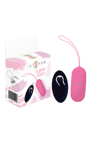 Uovo vibrante con telecomando Flippy 1 rosa