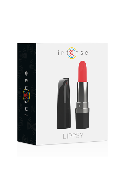 Mini vibratore a forma di rossetto Lipsy nero