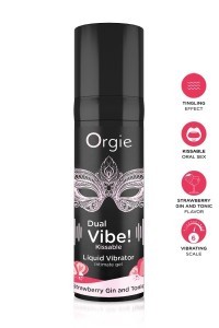 Vibratore liquido Dual Vibe fragola Gin Tonic