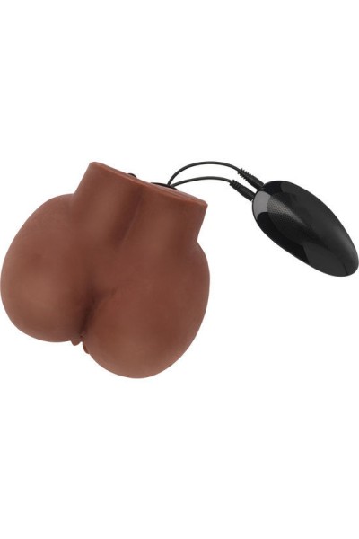 Masturbatore Big Ass Realistico con Vibratore Marrone ACT - foto 5 di 5