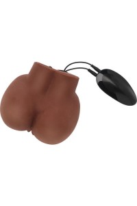 Masturbatore Big Ass Realistico con Vibratore Marrone ACT - foto 5 di 5