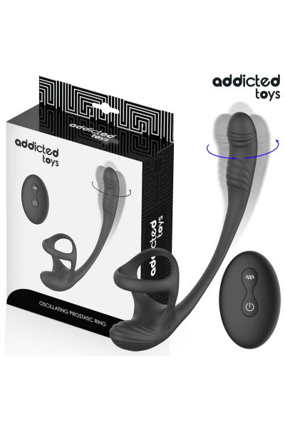 Plug anale vibrante con movimento a 360º e stimolatore per testicoli Addicted Toys - foto 1 di 8