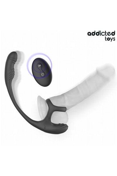 Plug anale vibrante con movimento a 360º e stimolatore per testicoli Addicted Toys - foto 3 di 8
