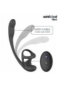 Plug anale vibrante con movimento a 360º e stimolatore per testicoli Addicted Toys - foto 6 di 8