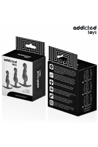 Set di 3 plug anali in silicone modello 1 - foto 7 di 7