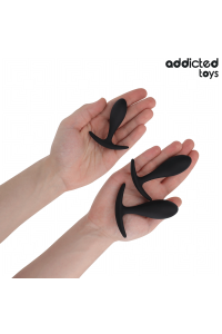 Set di 3 plug anali in silicone modello 2 Addicted Toys - foto 3 di 7