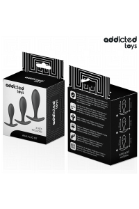 Set di 3 plug anali in silicone modello 2 Addicted Toys - foto 7 di 7