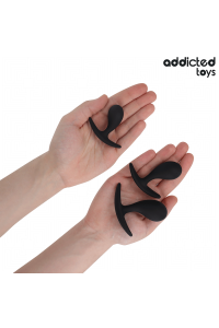 Set di 3 plug anali in silicone modello 3 - foto 3 di 7