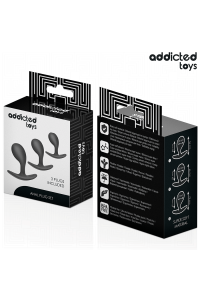 Set di 3 plug anali in silicone modello 3 - foto 7 di 7