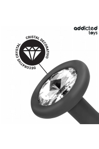 Plug anale in silicone con gioiello Set di 3 Addicted Toys - foto 3 di 7