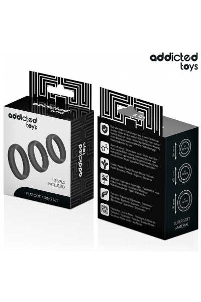 Anelli piatti in silicone Addicted Toys - foto 6 di 6