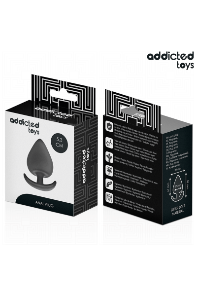 Plug anale in silicone Addicted Toys taglia S 5.3 cm - foto 7 di 7