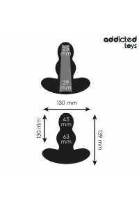 Plug anale vuoto in silicone Addicted Toys - foto 4 di 7
