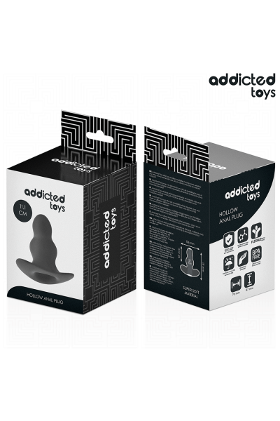 Plug anale vuoto in silicone Addicted Toys taglia L - foto 7 di 7