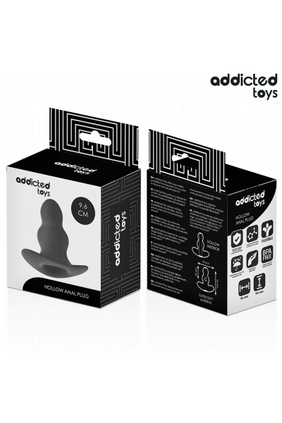 Plug anale vuoto in silicone taglia M 9.6 cm - foto 7 di 7