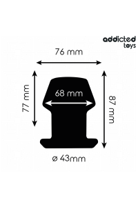 Plug anale vuoto Extreme in silicone taglia M - foto 4 di 7