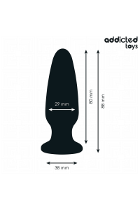 Plug anale con gioiello silicone taglia S 8.8 cm - foto 4 di 6