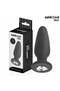 Plug anale con gioiello in silicone grande 12.6 cm - foto 1 di 6