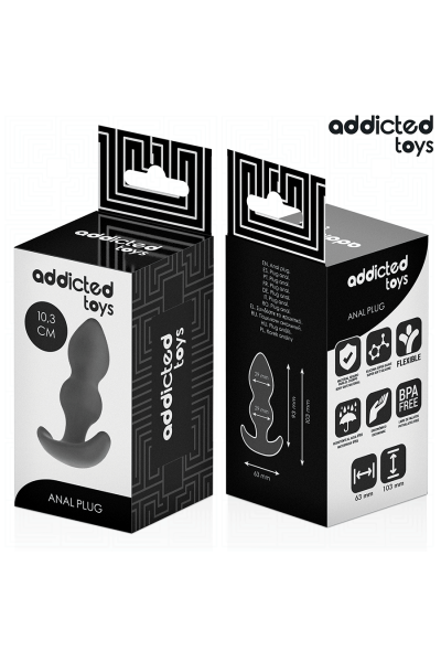 Plug anale in silicone taglia S 10.3 cm Addicted Toys - foto 7 di 7