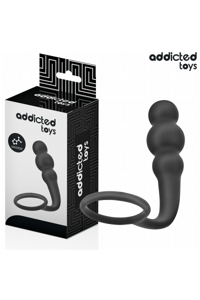 Plug anale con anello in silicone modello 1 Addicted Toys - foto 1 di 6