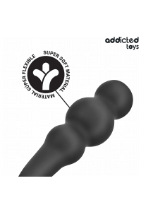 Plug anale con anello in silicone modello 1 Addicted Toys - foto 4 di 6