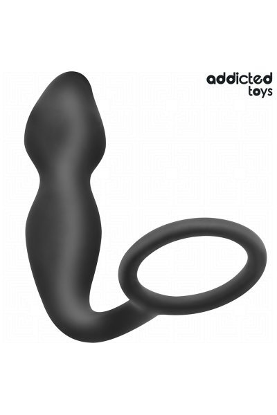 Plug anale con anello in silicone modello 2 Addicted Toys - foto 2 di 6