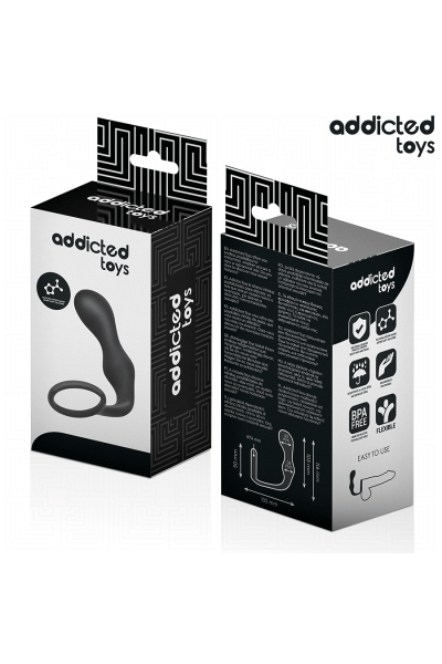 Plug anale con anello silicone modello 3 Addicted Toys - foto 6 di 6