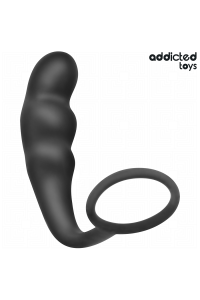 Plug anale con anello silicone modello 4 Addicted Toys - foto 2 di 6
