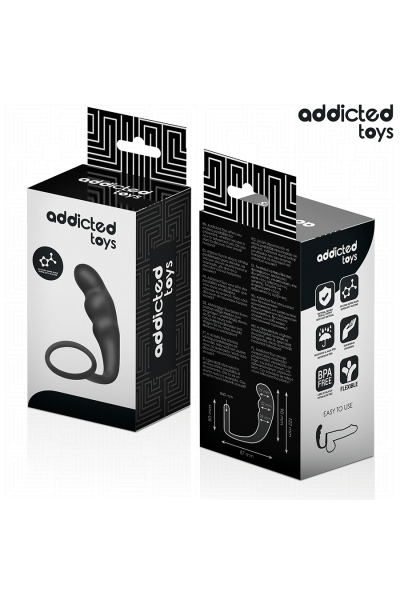 Plug anale con anello silicone modello 4 Addicted Toys - foto 6 di 6