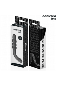Massaggiatore anale doppio silicone 16.5 cm Addicted Toys - foto 6 di 6