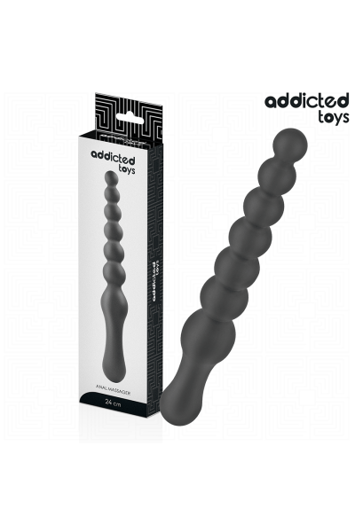 Massaggiatore anale doppio silicone 24 cm Addicted Toys - foto 1 di 6