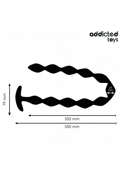 Plug anale extra lungo Addicted Toys - foto 4 di 6