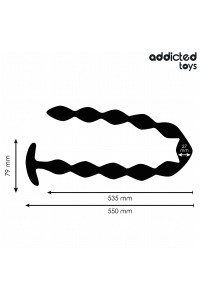 Plug anale extra lungo Addicted Toys - foto 4 di 6