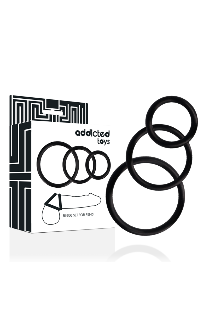 Set di anelli per pene Addicted Toys - foto 1 di 3