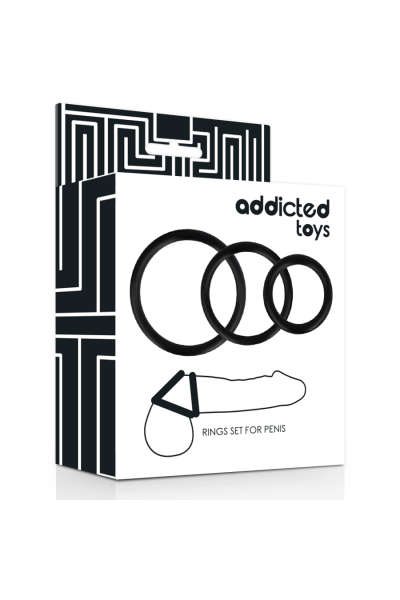 Set di anelli per pene Addicted Toys - foto 3 di 3