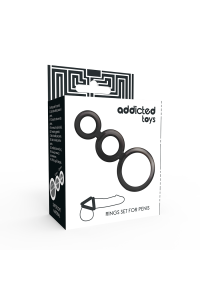 Set di anelli per pene ADDICTED TOYS - Fumè - foto 4 di 5